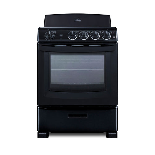 Summit 24" Wide Electric Coil Range (RE2413B) view 3