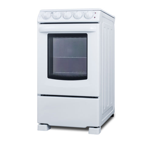 Summit 20" Wide Electric Smooth-Top Range (REX2051WRT) view 3