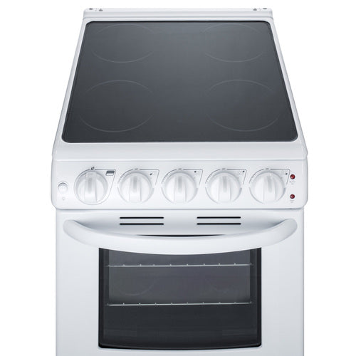 Summit 20" Wide Electric Smooth-Top Range (REX2051WRT) view 4