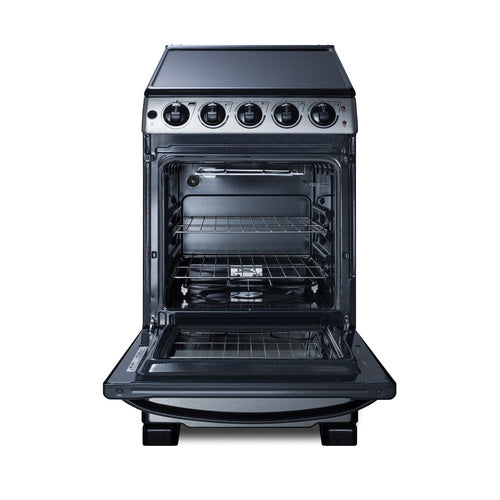 Summit 20" Wide Electric Smooth-Top Range (REX2071SSRT) view 5