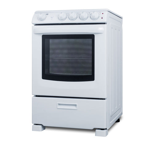 Summit 24" Wide Electric Smooth-Top Range (REX2421WRT) view 3