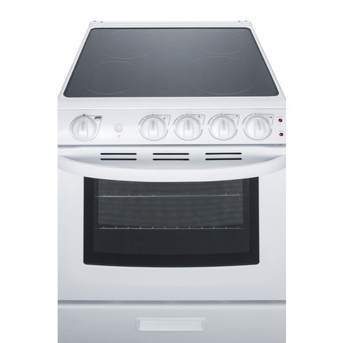 Summit 24" Wide Electric Smooth-Top Range (REX2421WRT) view 2