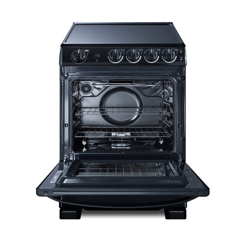 Summit 24" Wide Electric Smooth-Top Range (REX2431BRT) view 2