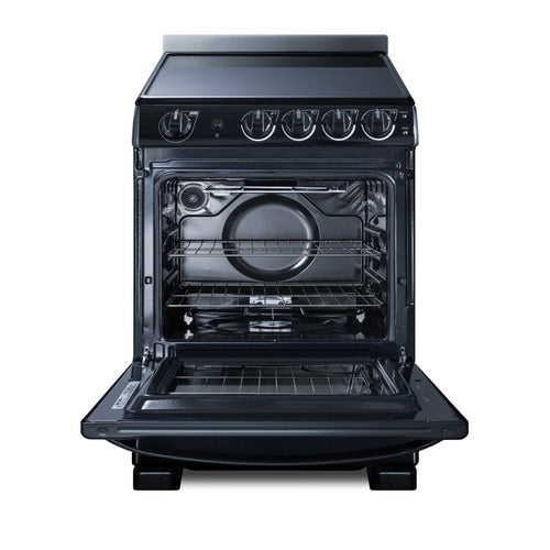 Summit 24" Wide Electric Smooth-Top Range (REX2431BRT) view 3