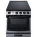 Summit 24" Wide Electric Smooth-Top Range (REX2451SSRT) view 4
