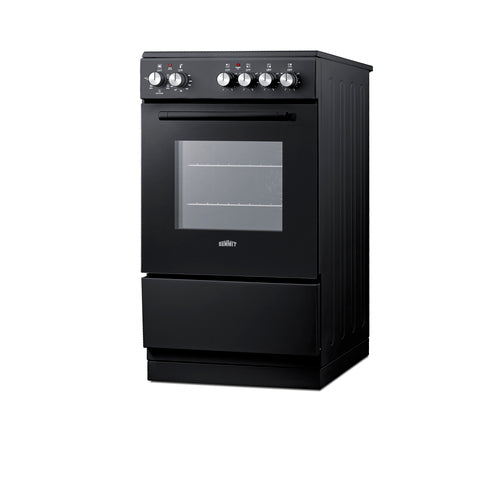 Summit 20" Wide Electric Smooth-Top Range (REXT20BL) view 3