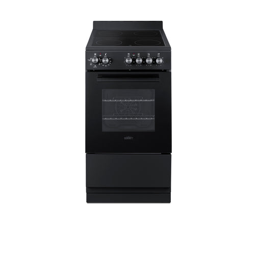 Summit 20" Wide Electric Smooth-Top Range (REXT20BL)