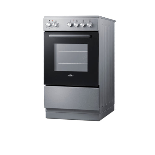 Summit 20" Wide Electric Smooth-Top Range (REXT20SS) view 3