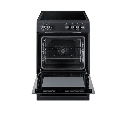 Summit 24" Wide Electric Smooth-Top Range (REXT24BL) view 4
