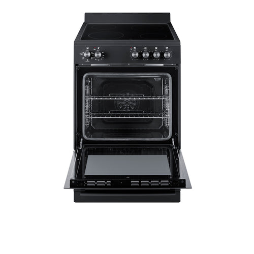 Summit 24" Wide Electric Smooth-Top Range (REXT24BL) view 5