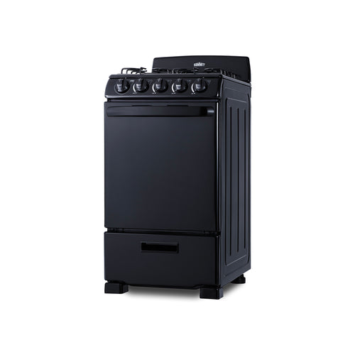 Summit 20" Wide Gas Range (RG201B) view 4