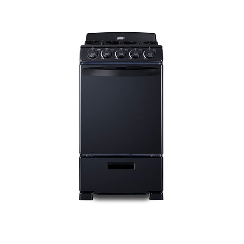 Summit 20" Wide Gas Range (RG201B) view 5