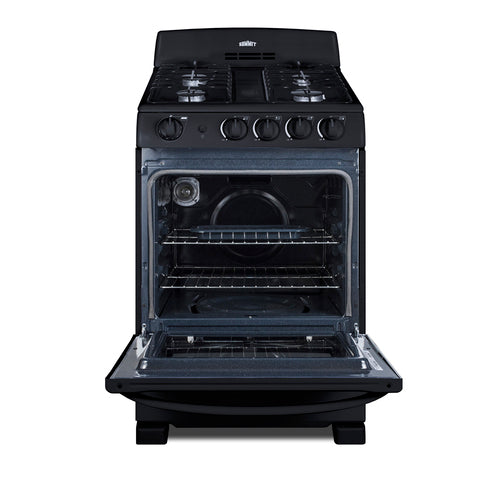 Summit 24" Wide Gas Range (RG2402B) view 3