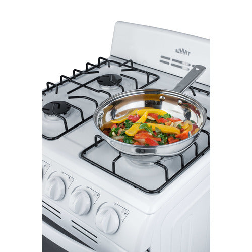 Summit 24" Wide Gas Range (RG244WS) view 4