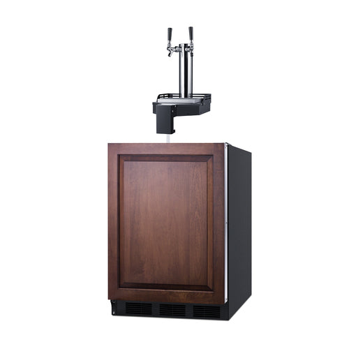 Summit 24" Wide Built-In Floating Tap Beer Kegerator (SBC58BLIFFLTWADALHD) view 2