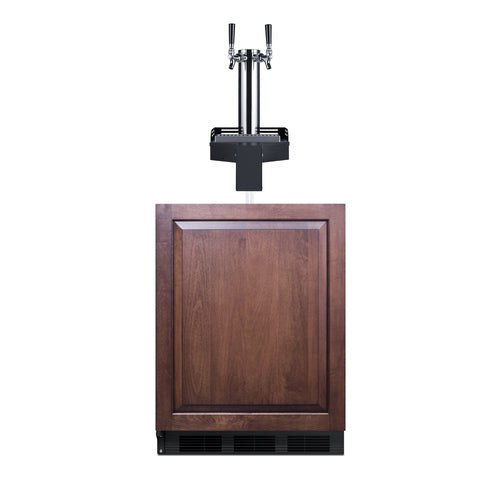 Summit 24" Wide Built-In Floating Tap Beer Kegerator (SBC58BLIFFLTWADALHD) view 5