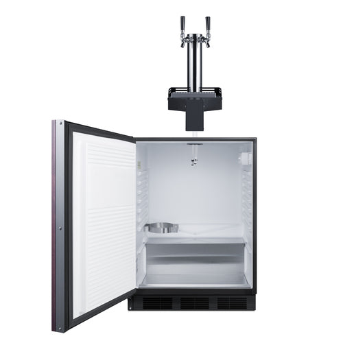 Summit 24" Wide Built-In Floating Tap Beer Kegerator (SBC58BLIFFLTWADALHD) view 4