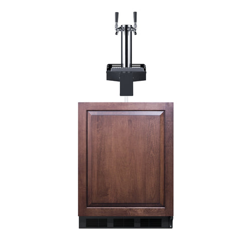 Summit 24" Wide Built-In Floating Tap Beer Kegerator (SBC58BLIFFLTWADA) view 4