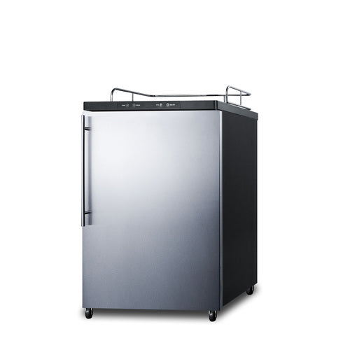 Summit 24" Wide Kegerator (SBC635MNKSSHV) view 3