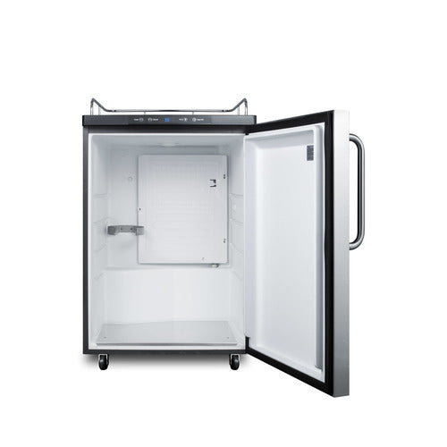 Summit 24" Wide Kegerator (SBC635MNKSSTB) view 3