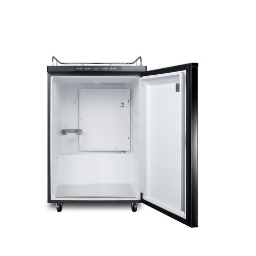 Summit 24" Wide Kegerator — Left Hand Door hinge (SBC635MNKLHD) view 2