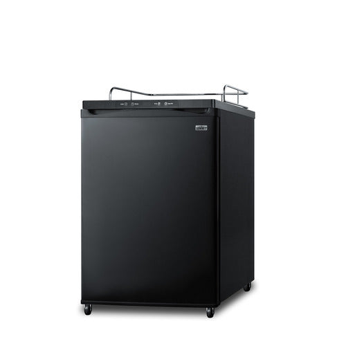 Summit 24" Wide Kegerator — Left Hand Door hinge (SBC635MNKLHD) view 4