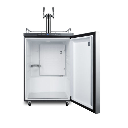 Summit 24" Wide Kegerator (SBC635MSSHHTWIN)