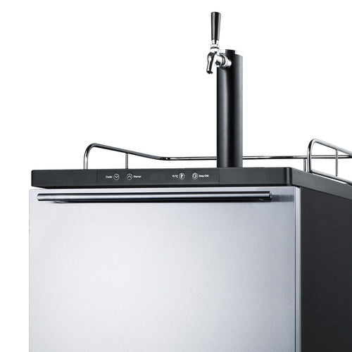Summit 24" Wide Kegerator (SBC635MSSHH) view 5