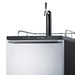 Summit 24" Wide Kegerator — Left Hand Door hinge (SBC635MSSHHLHD) view 5