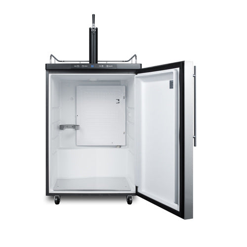 Summit 24" Wide Kegerator (SBC635MSSHV) view 3