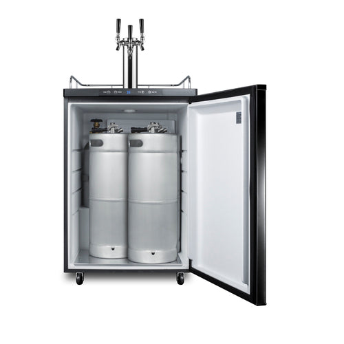 Summit 24" Wide Kegerator (SBC635MTRIPLE) view 4