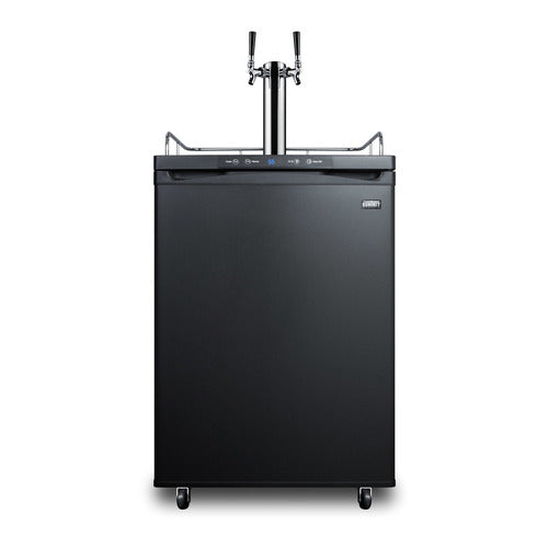 Summit 24" Wide Kegerator — Left Hand Door hinge (SBC635MTWINLHD)
