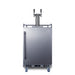 Summit 24" Wide Built-In Cold Brew Coffee Kegerator — Left Hand Door hinge (SBC682CFTWINLHD)