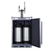 Summit 24" Wide Built-In Cold Brew/Nitro Coffee Kegerator — Left Hand Door hinge (SBC682CMTWINLHD) view 6