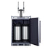 Summit 24" Wide Built-In Nitro Coffee Kegerator — Left Hand Door hinge (SBC682NCFTWINLHD) view 6