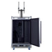 Summit 24" Wide Built-In Nitro Coffee Kegerator — Left Hand Door hinge (SBC682NCFTWINLHD) view 4