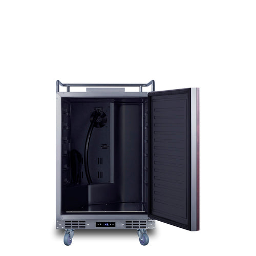 Summit 24" Wide Built-In Kegerator (Panel Not Included) — Left Hand Door hinge (SBC682NKPNRLHD) view 4
