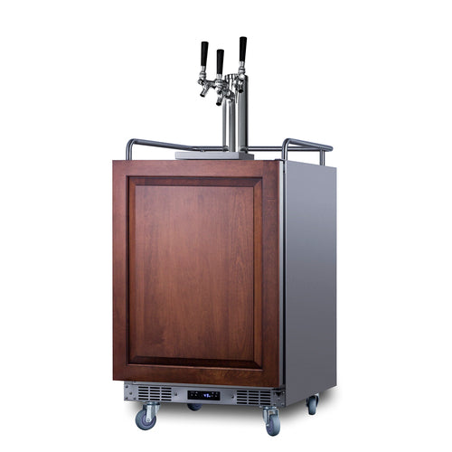 Summit 24" Wide Built-In Kegerator (Panel Not Included) (SBC682PNRTRIPLE) view 6