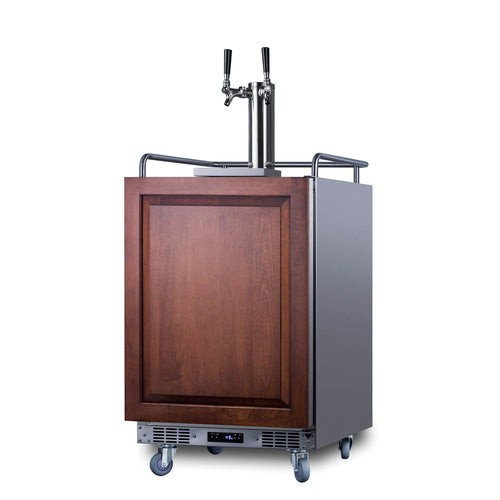 Summit 24" Wide Built-In Wine Kegerator (Panel Not Included) (SBC682PNRWKDTWIN) view 5