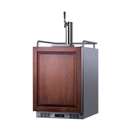 Summit 24" Wide Built-In Kegerator (Panel Not Included) — Left Hand Door hinge (SBC682PNRLHD) view 3