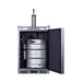 Summit 24" Wide Built-In Kegerator (Panel Not Included) — Left Hand Door hinge (SBC682PNRLHD) view 4