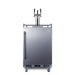 Summit 24" Wide Built-In Outdoor Beer Kegerator — Left Hand Door hinge (SBC683OSTRIPLELHD) view 5