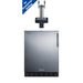 Summit 24" Wide Built-In Floating Tap Beer Kegerator (SBC7BRSFLTWADALHD)