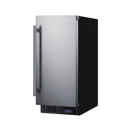 Summit 15" Built-In All-Freezer (SCFF1533BSS) view 3