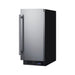 Summit 15" Built-In All-Freezer — Left Hand Door hinge (SCFF1533BSSLHD) view 3