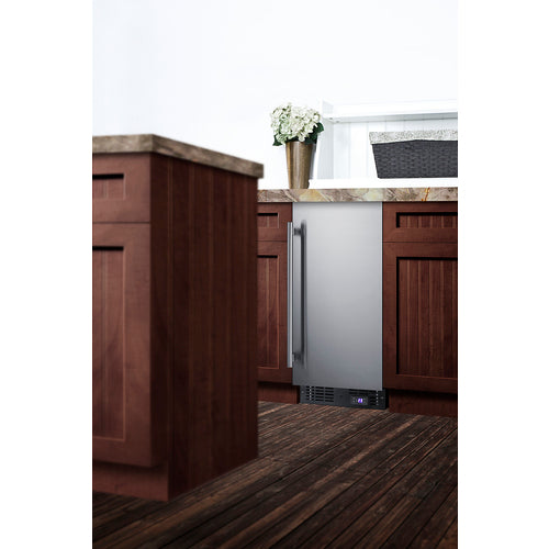 Summit 15" Built-In All-Freezer — Left Hand Door hinge (SCFF1533BSSLHD) view 2