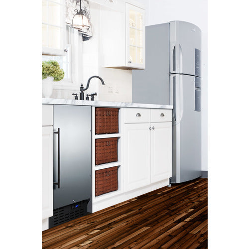 Summit 18" Built-In All-Freezer (SCFF1842CSS) view 2