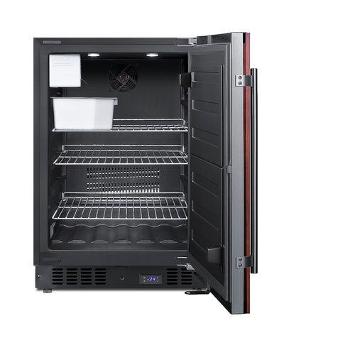 Summit 24" Wide Built-In All-Freezer With Icemaker (Panel Not Included) (SCFF53BIFIM)
