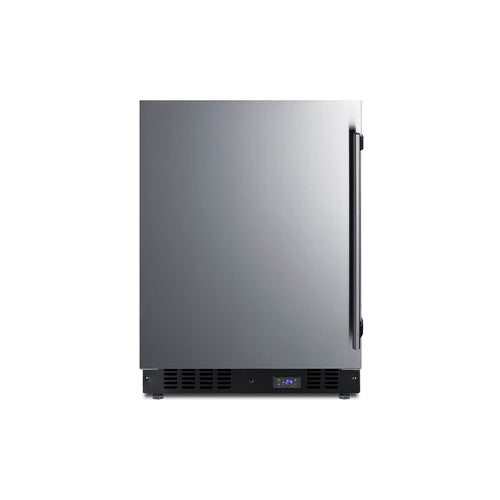 Summit 24" Wide Built-In All-Freezer With Icemaker (SCFF53BCSSIMLHD)