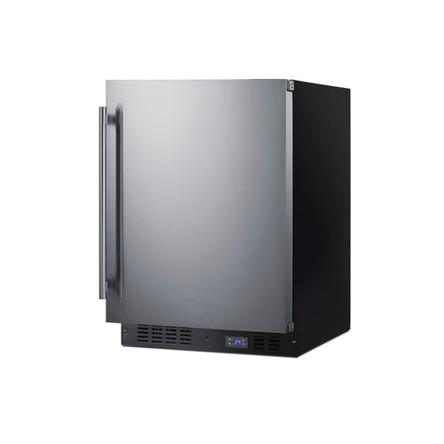 Summit 24" Wide Built-In All-Freezer — Left Hand Door hinge (SCFF53BSSLHD) view 2